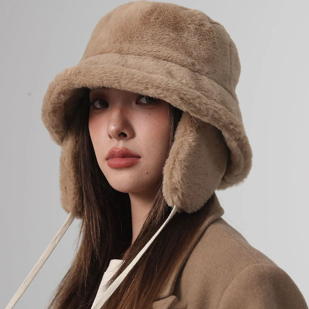 Evelina™ | Fur-Lined Bucket Hat
