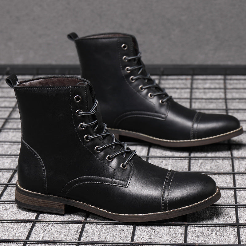 Claude™ | Top quality synthetic leather boots