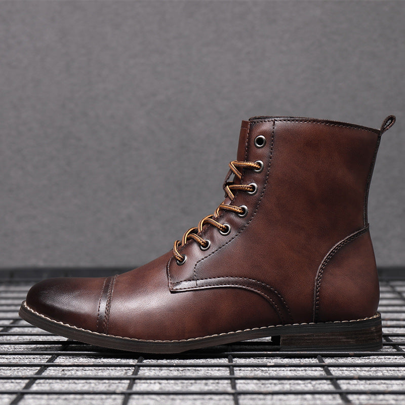 Claude™ | Top quality synthetic leather boots