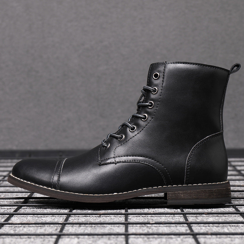 Claude™ | Top quality synthetic leather boots