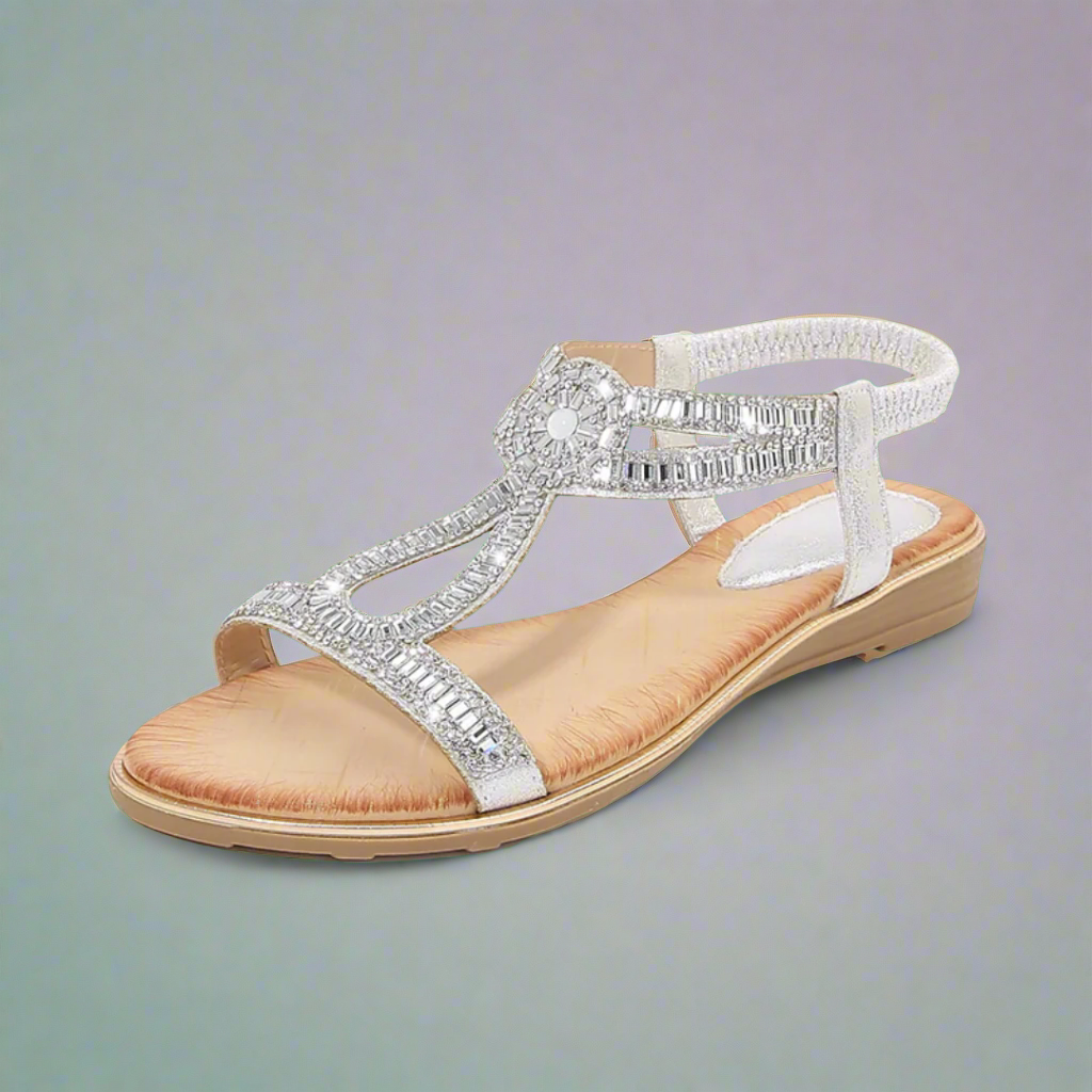 Vally™ | Handmade gold sandal with comfortable fit