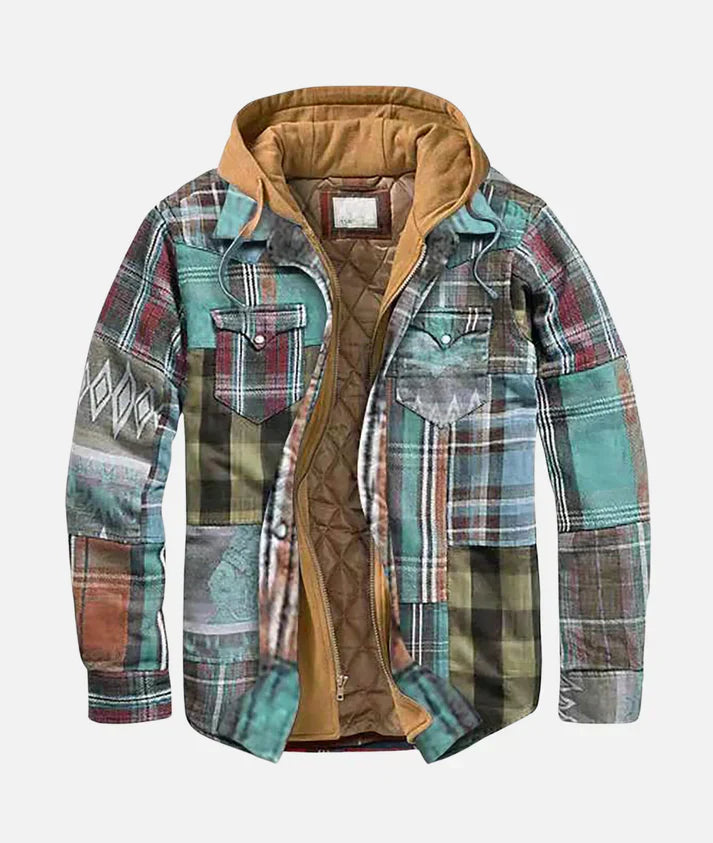 Darwin™ | Stylish Patchwork Plaid Jacket