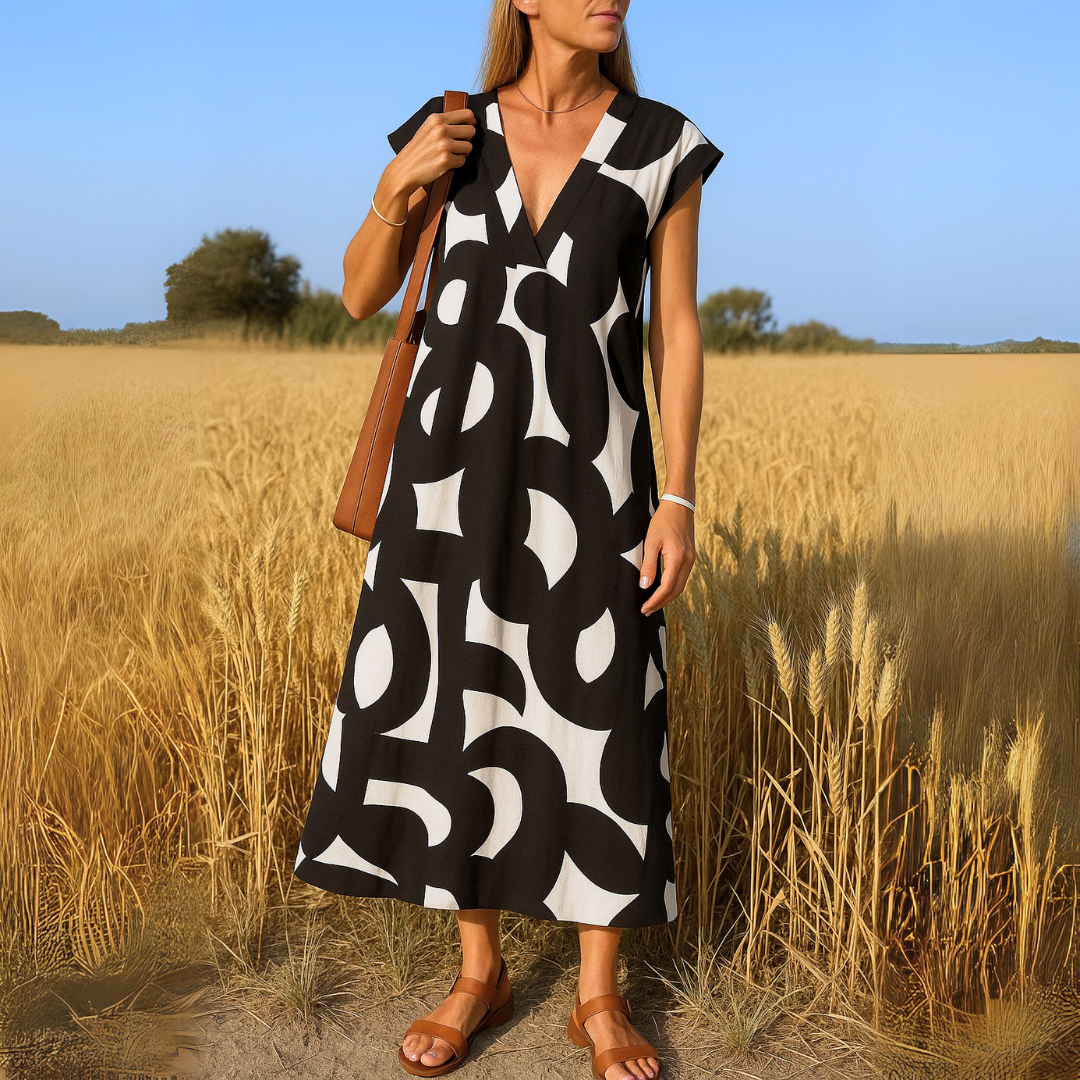 Valérie™ | Fluid V-neck dress