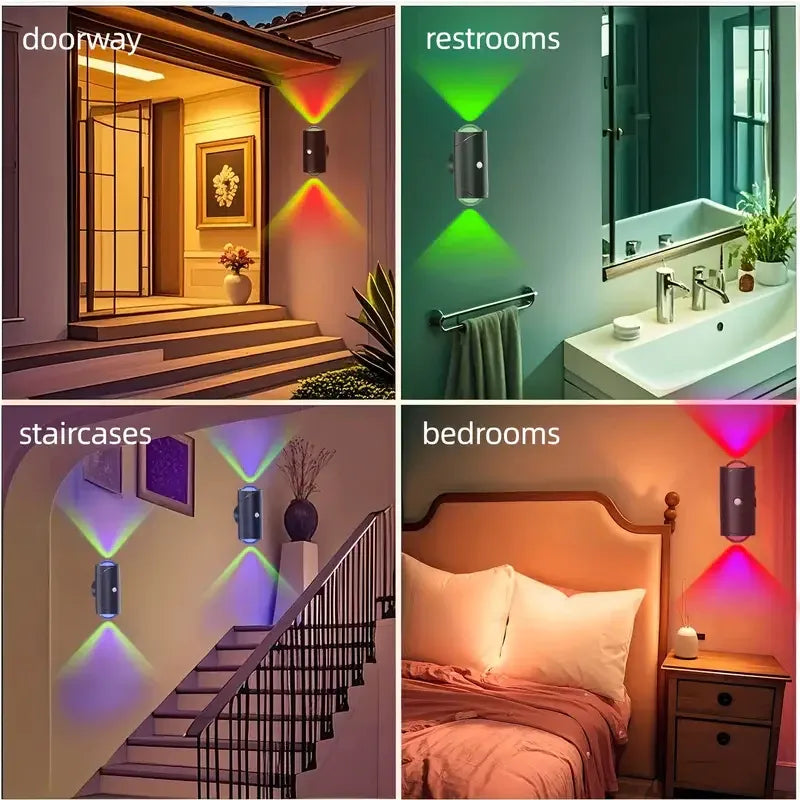 Ledsen™ SensorLight 1+1 GRATIS: Slimme Beweging Wandmontage LED Sensorlamp