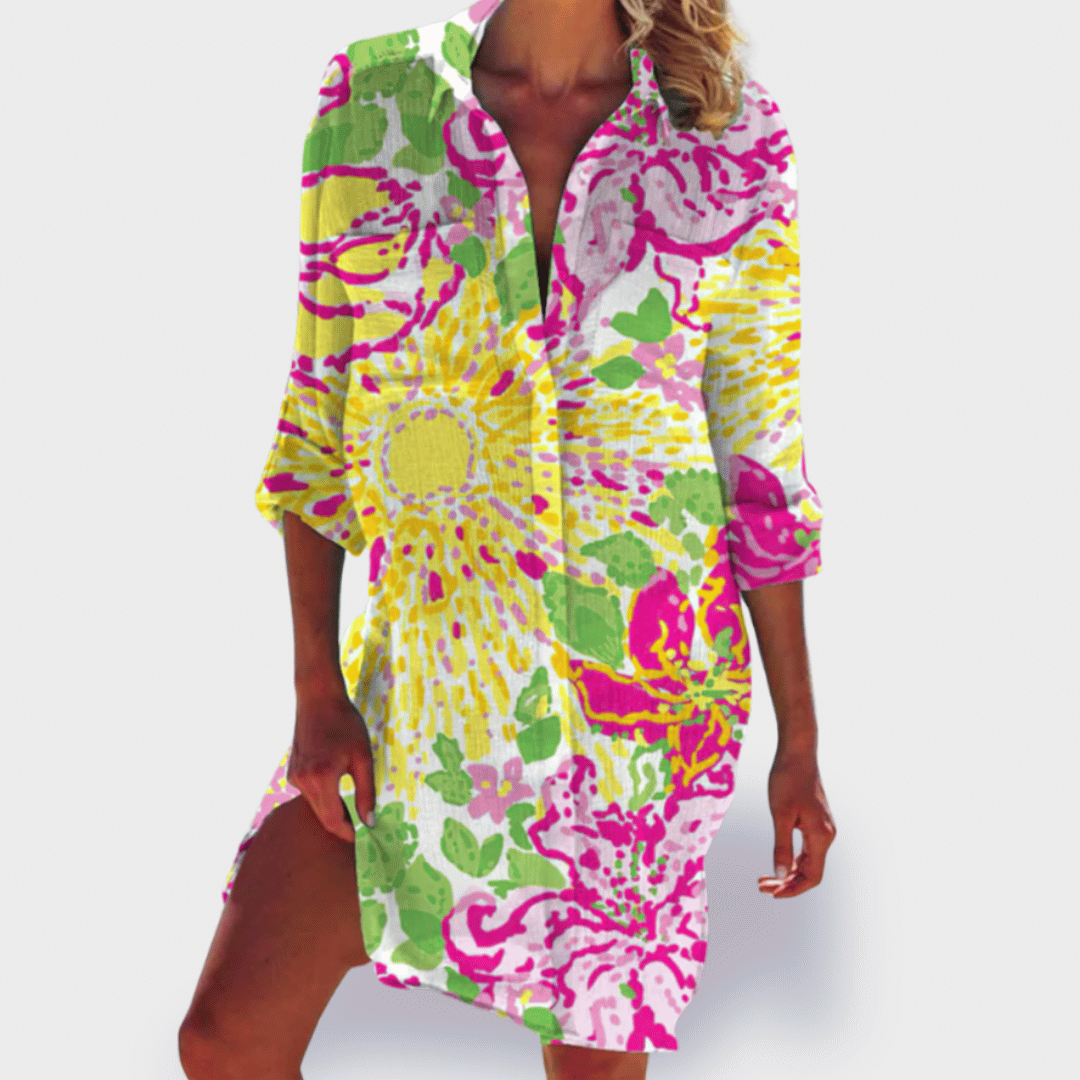 Brigitte™ | Light and colorful summer dress