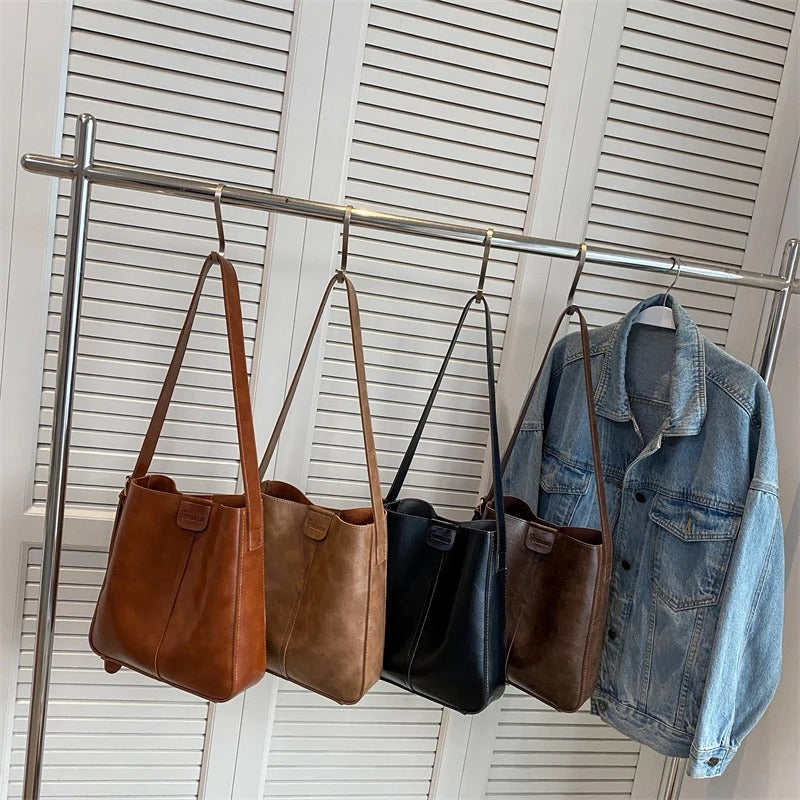 Lieke™ | Set of 4 retro tote bags