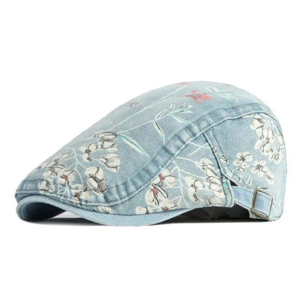 FloralButchart™ | Floral cotton flat cap