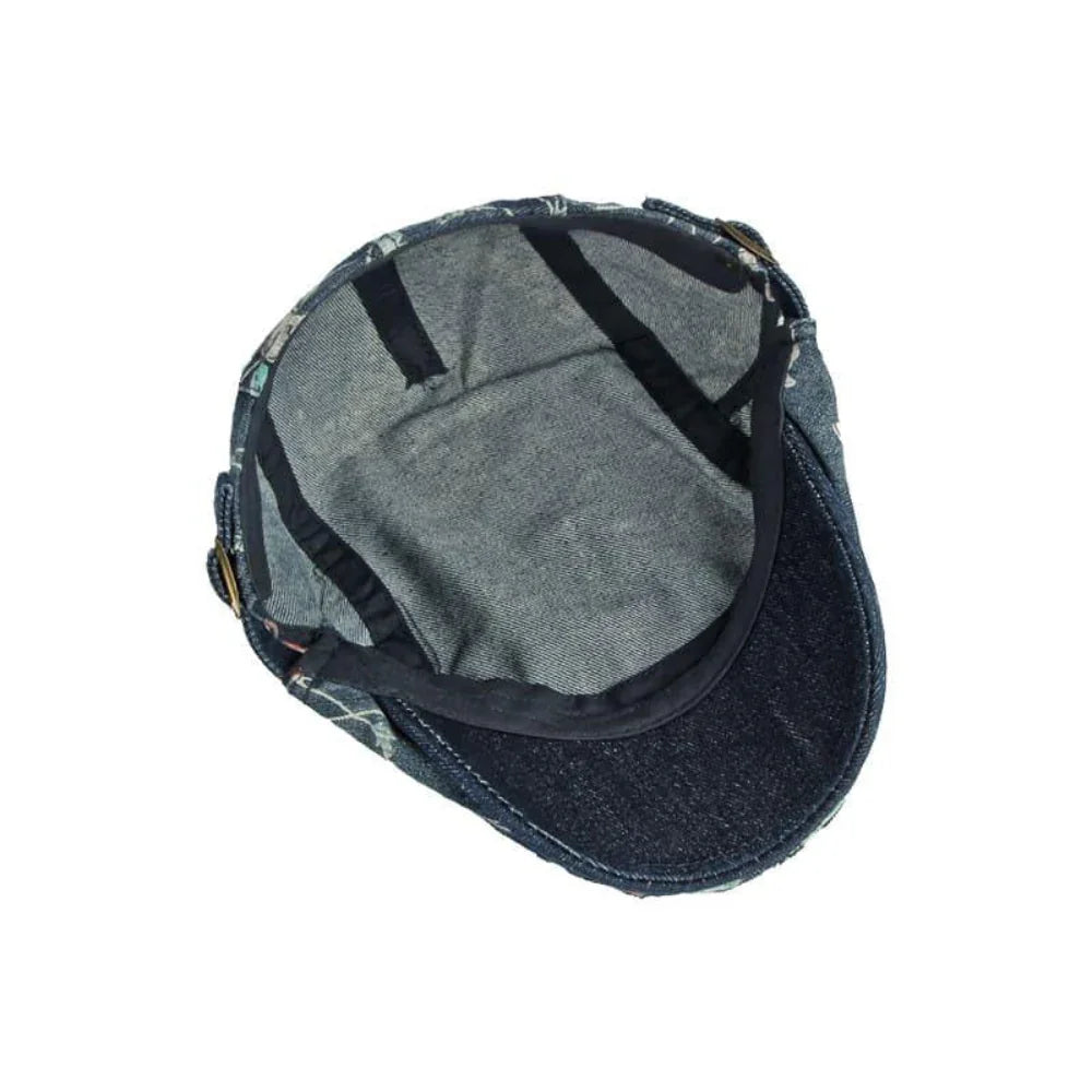 FloralButchart™ | Floral cotton flat cap