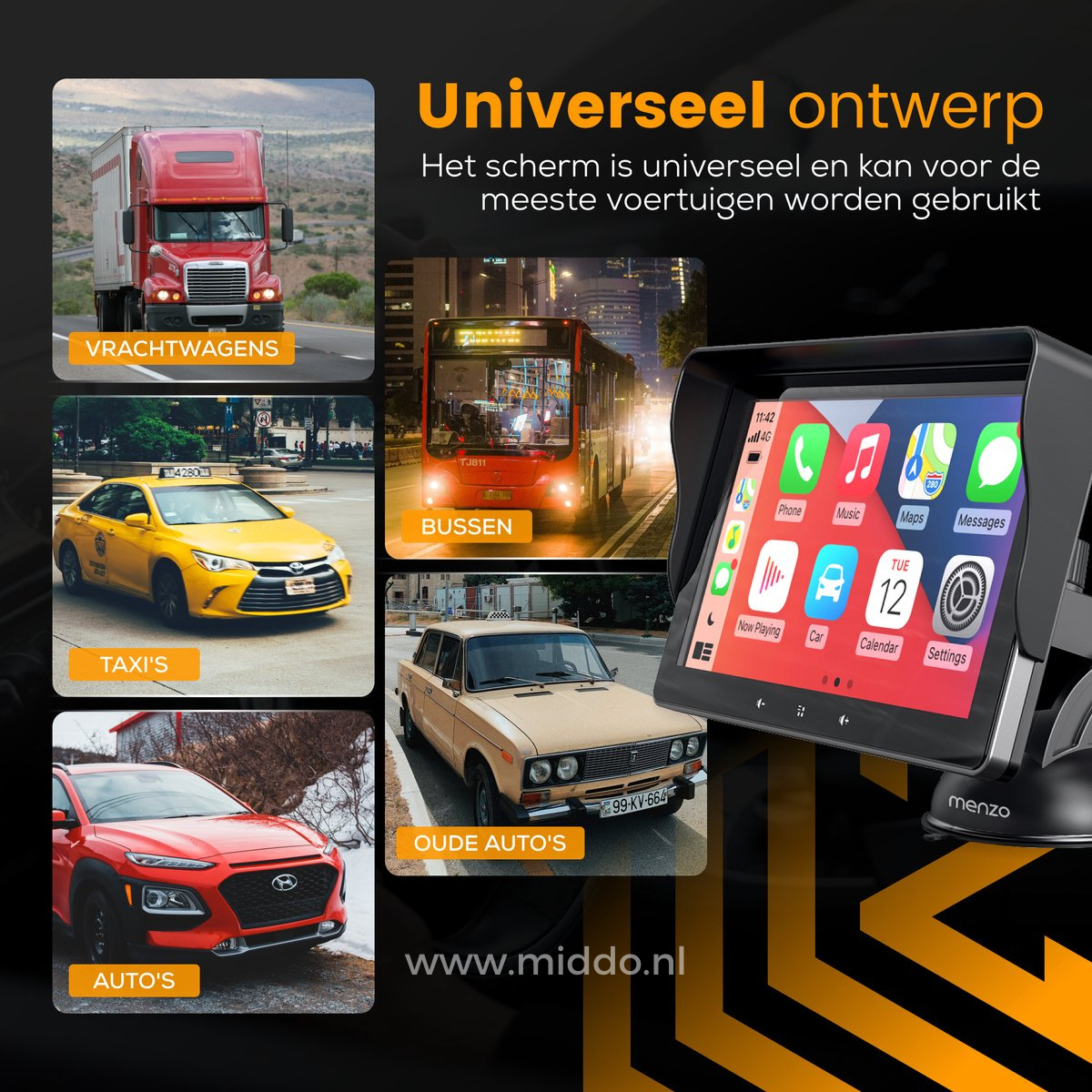 Bespaar €100+ op CarPlay™ & Android Auto | Upgrade je Auto in 2 Minuten – Geen Installatie Nodig!