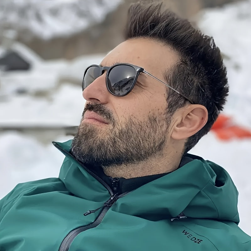 Carson™ | Men’s Designer Round Sunglasses (1+1 Free)