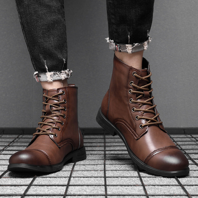 Claude™ | Top quality synthetic leather boots