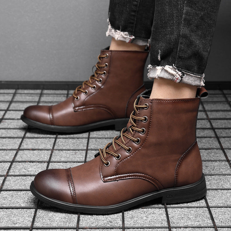 Claude™ | Top quality synthetic leather boots