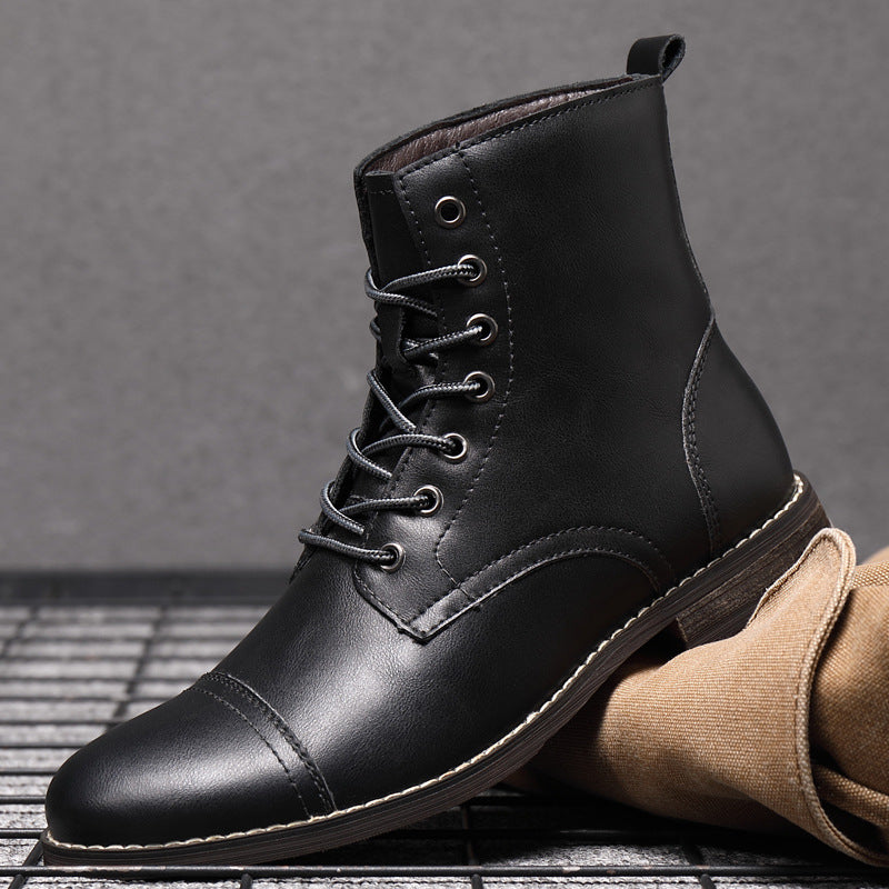 Claude™ | Top quality synthetic leather boots