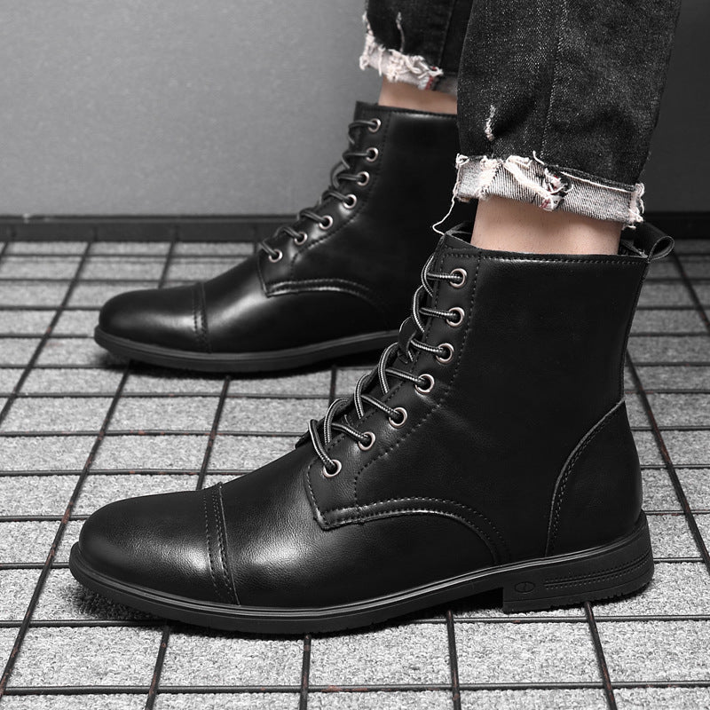 Claude™ | Top quality synthetic leather boots