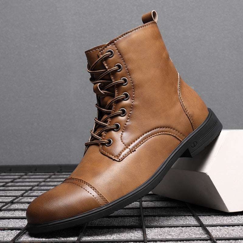 Claude™ | Top quality synthetic leather boots
