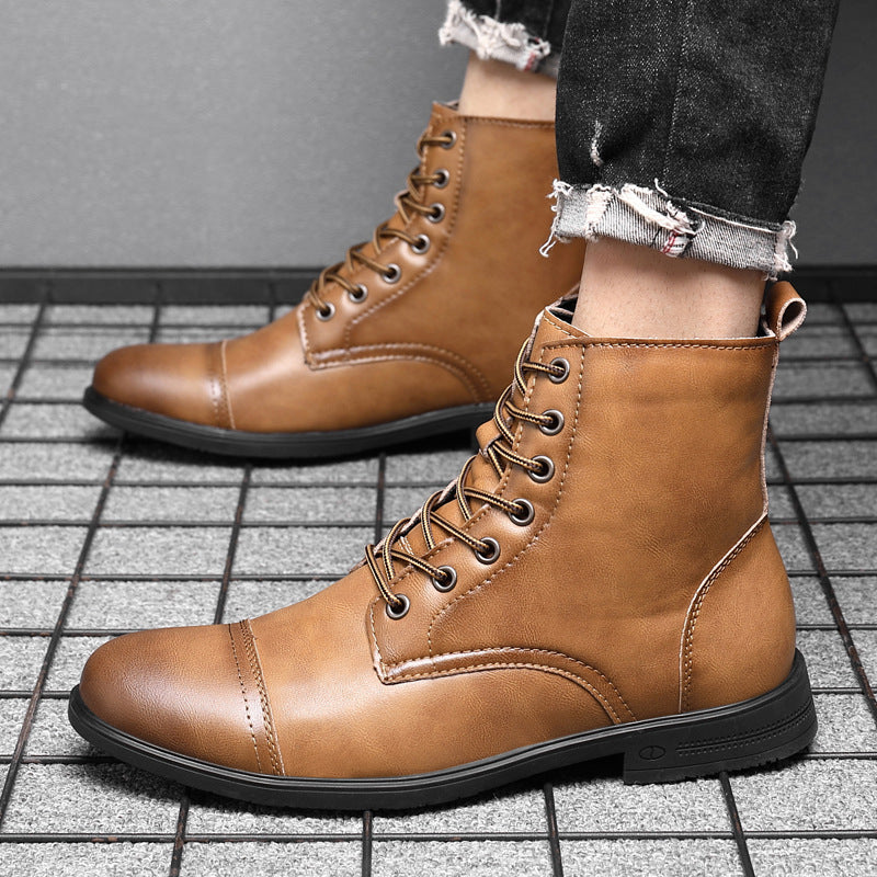 Claude™ | Top quality synthetic leather boots
