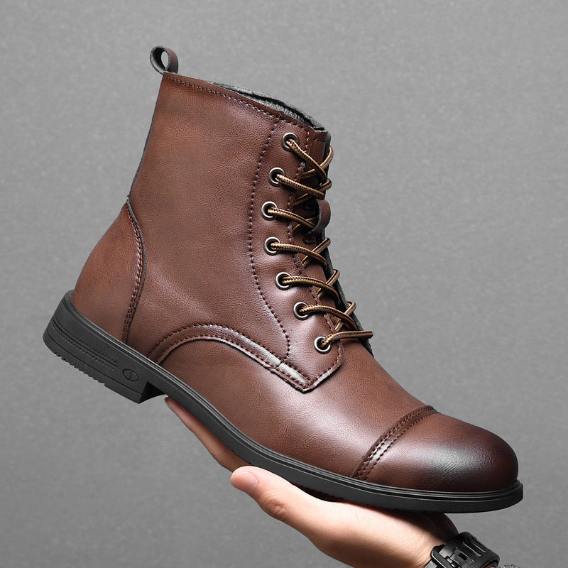 Claude™ | Top quality synthetic leather boots