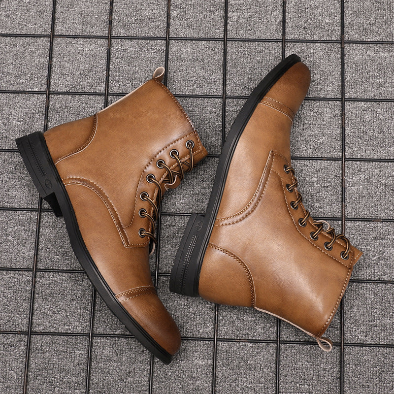 Claude™ | Top quality synthetic leather boots