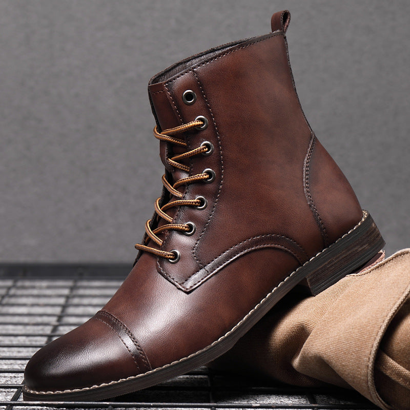 Claude™ | Top quality synthetic leather boots