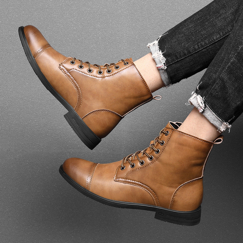 Claude™ | Top quality synthetic leather boots