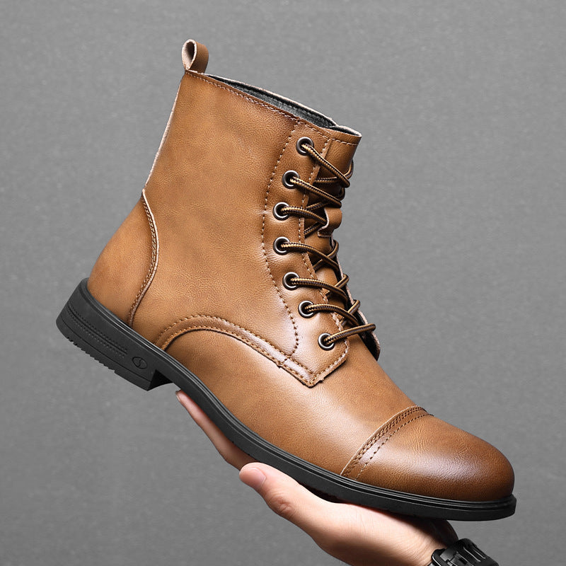 Claude™ | Top quality synthetic leather boots