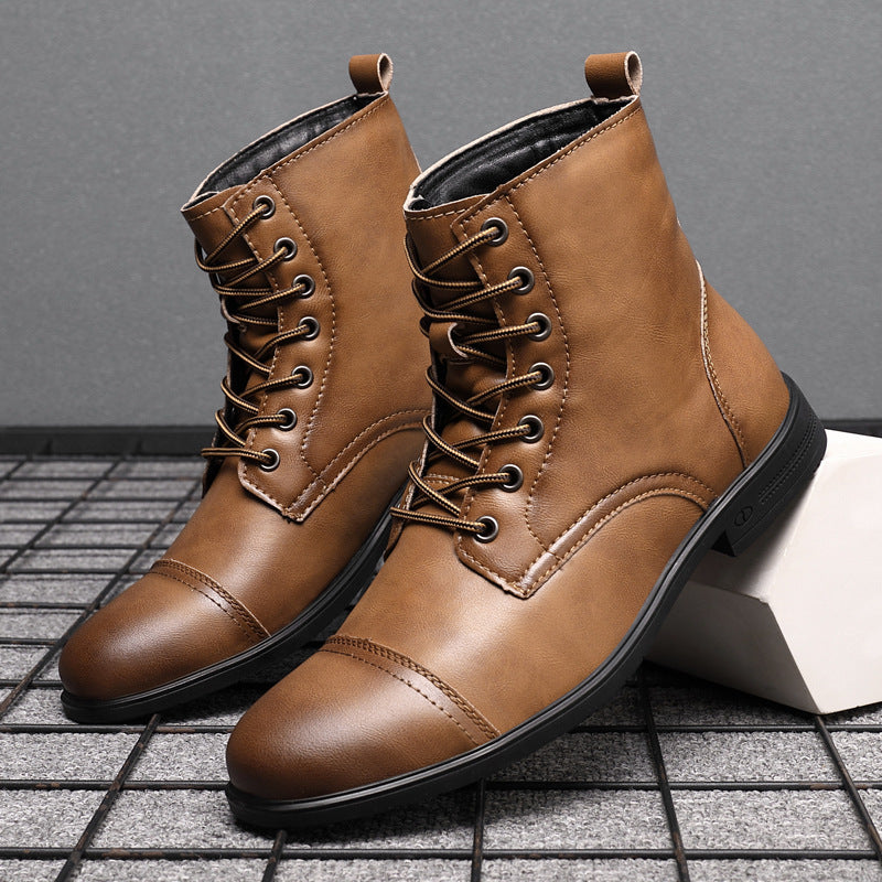 Claude™ | Top quality synthetic leather boots