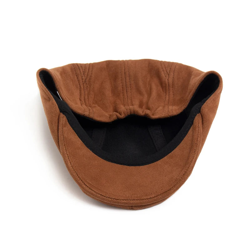Crawford™ | Vintage Suede Newsboy Cap