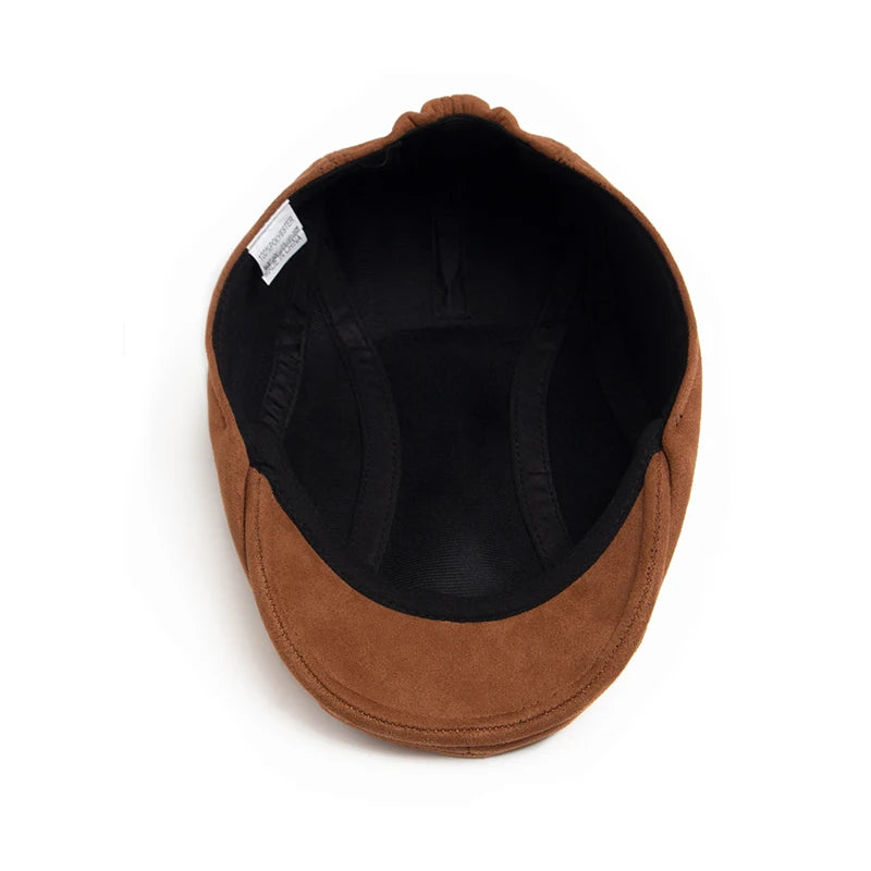 Crawford™ | Vintage Suede Newsboy Cap