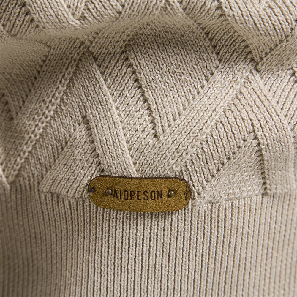 Linus™ | Men's sweater with plaid design