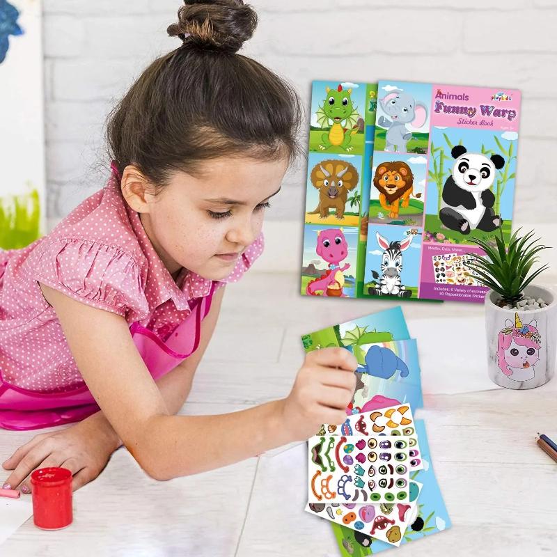 Kletshuts™ StickerBook 1+1 GRATIS: DIY Stickerboek Knutselen Voor Jongens En Meisjes