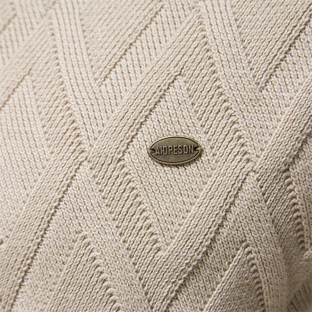 Linus™ | Men's sweater with plaid design