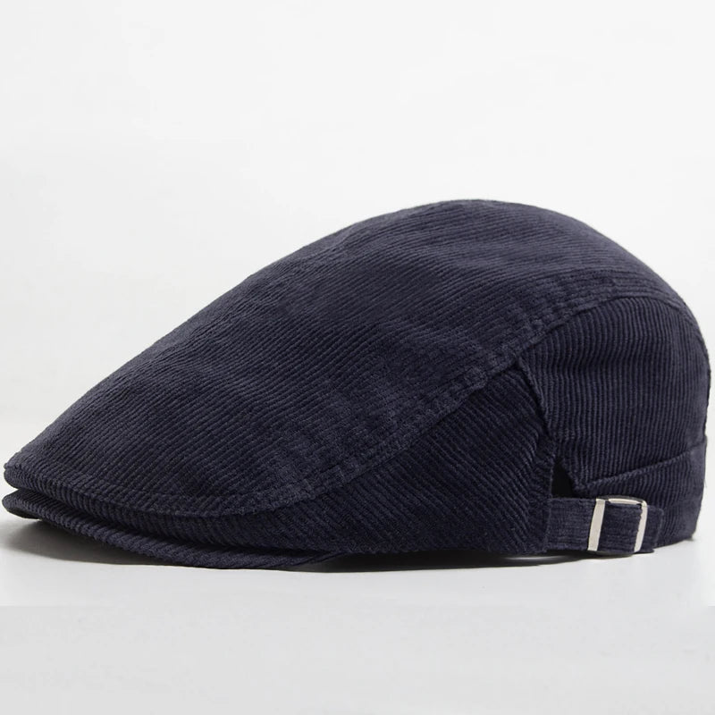 Colton™ | Vintage Corduroy Newsboy Cap