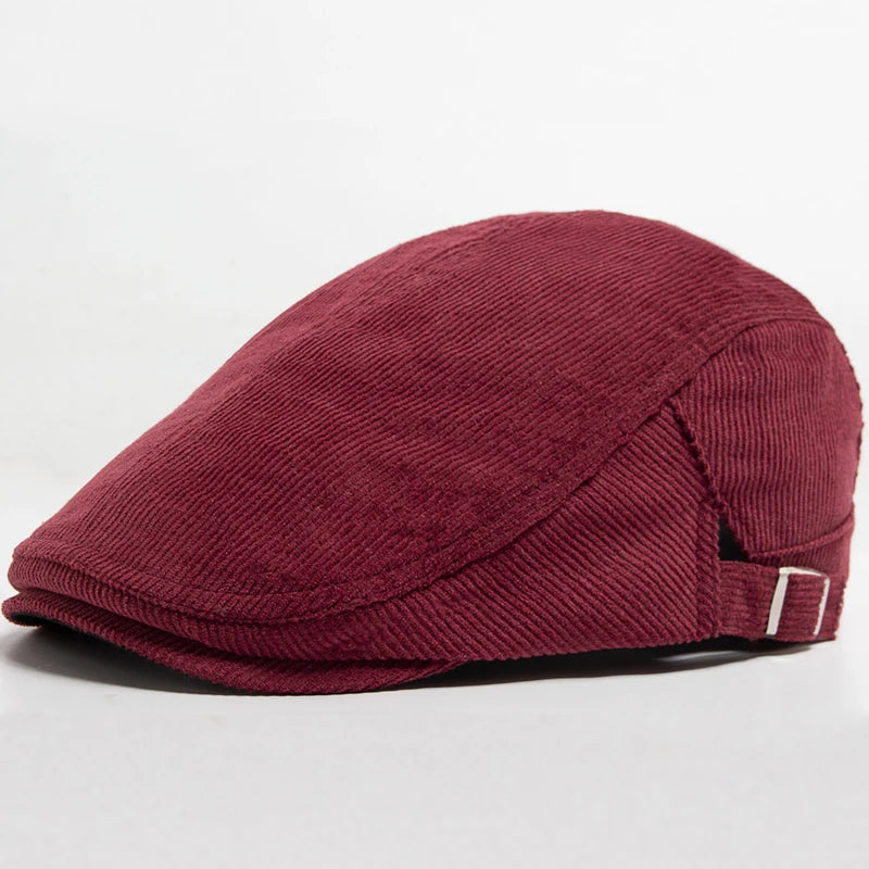 Colton™ | Vintage Corduroy Newsboy Cap