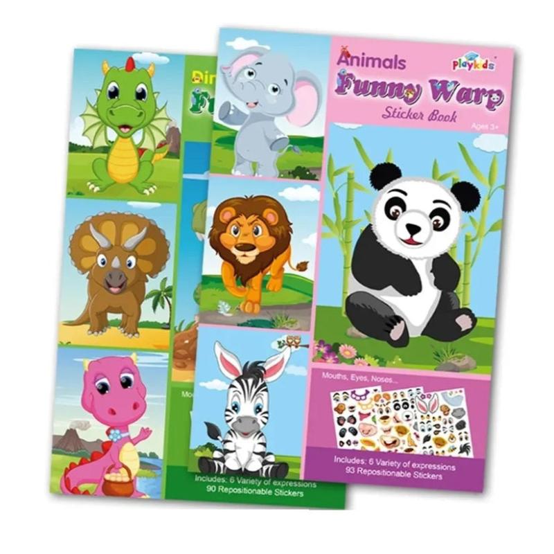 Kletshuts™ StickerBook 1+1 GRATIS: DIY Stickerboek Knutselen Voor Jongens En Meisjes