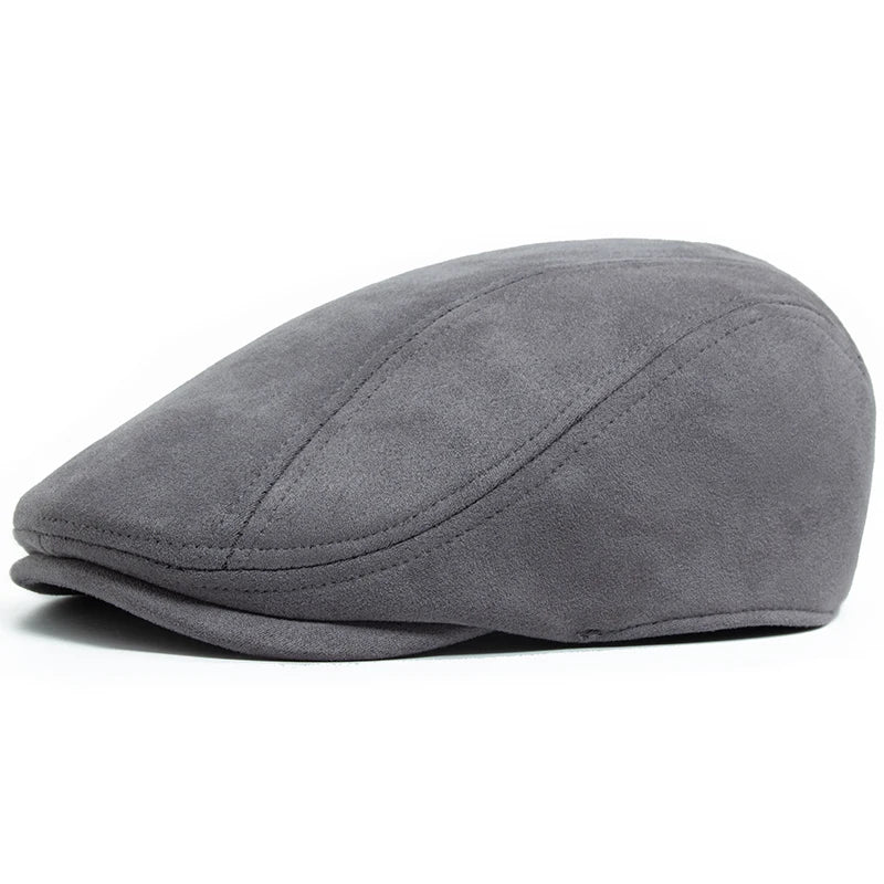 Crawford™ | Vintage Suede Newsboy Cap
