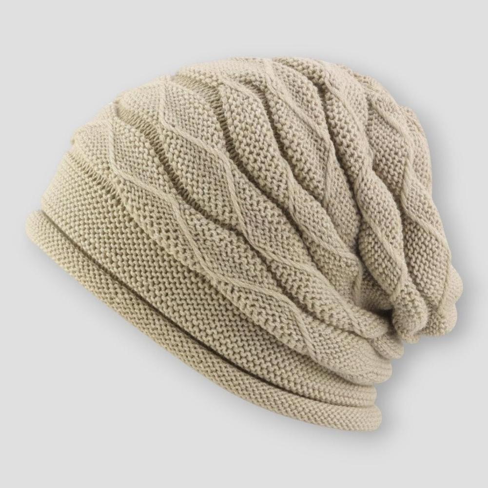 Kingsley Ridge™ | Diamond-Knit Slouchy Beanie