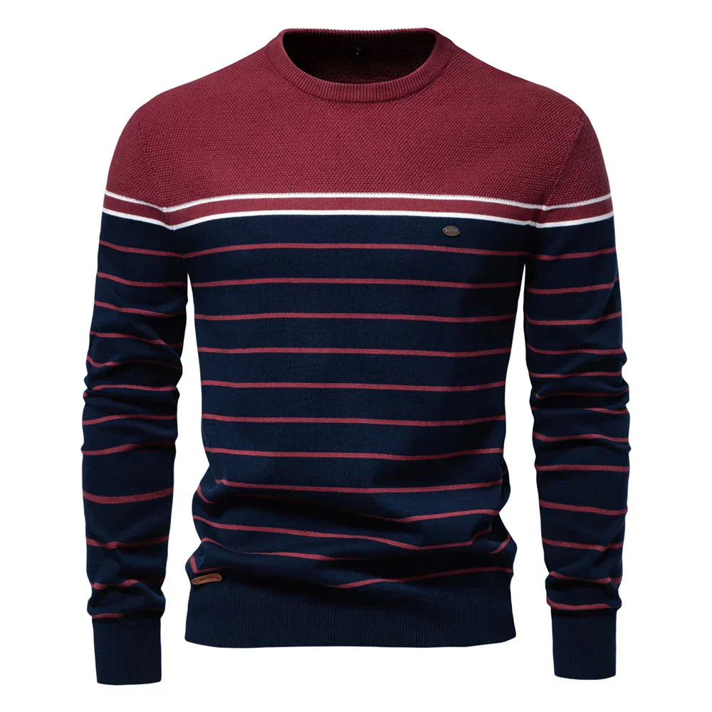 Felix™| Men's sweater with striped design