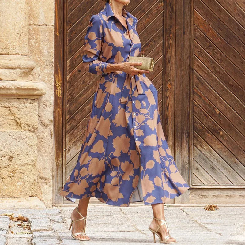 Élise™ | Chic long-sleeved dress