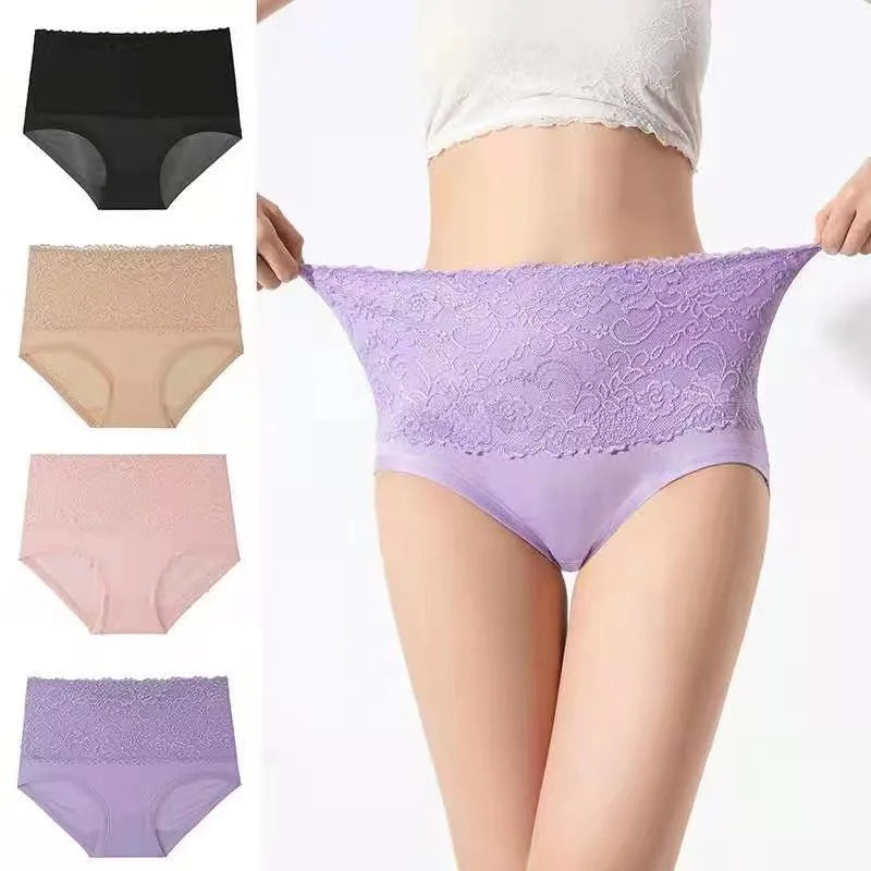 Fleurskin™ | Set of 4 hand embroidered slimming and shaping panties