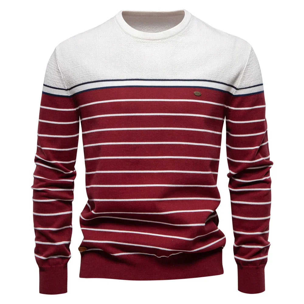 Felix™| Men's sweater with striped design