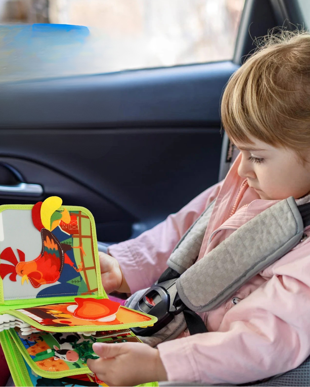Montessori Boerderij Busy Book - Leer spelenderwijs