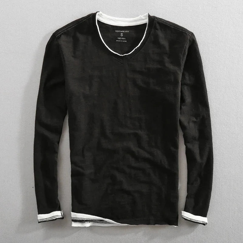 Tazi™ | Long-sleeved cotton shirt