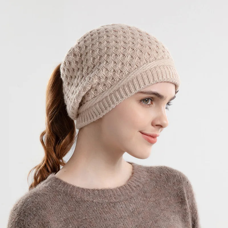 Marcelline™ | Slouch Ponytail Beanie