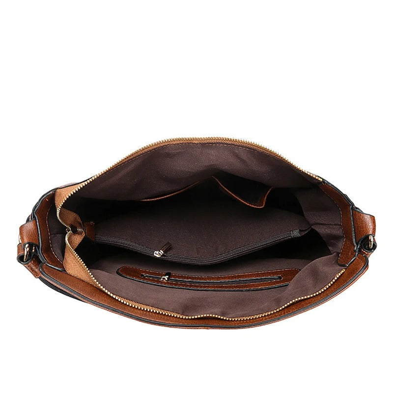 Sanne™ | Designer shoulder bag in soft vegan leather