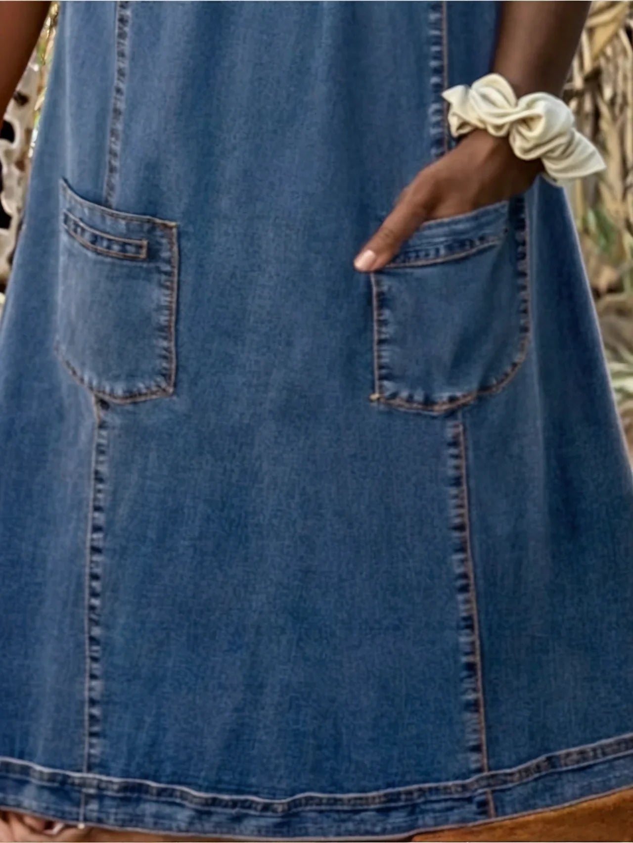 Sofia™ | Soft Denim Dress