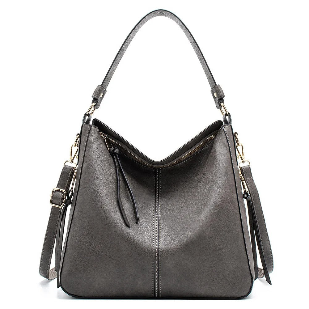 Sanne™ | Designer shoulder bag in soft vegan leather