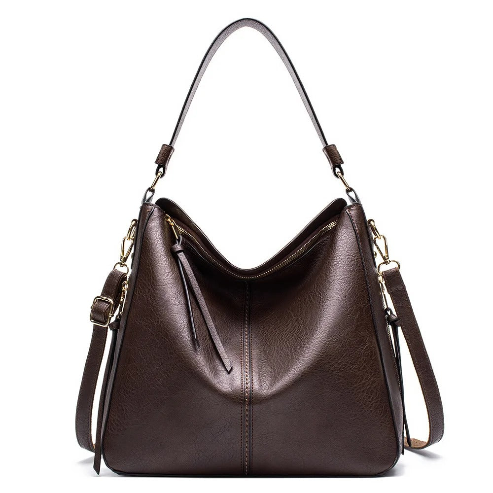 Sanne™ | Designer shoulder bag in soft vegan leather