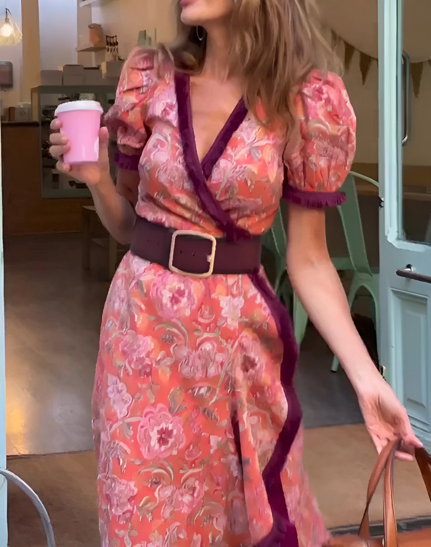 Isabelle™ | Elegant Pink Maxi Dress – Grace in Every Detail