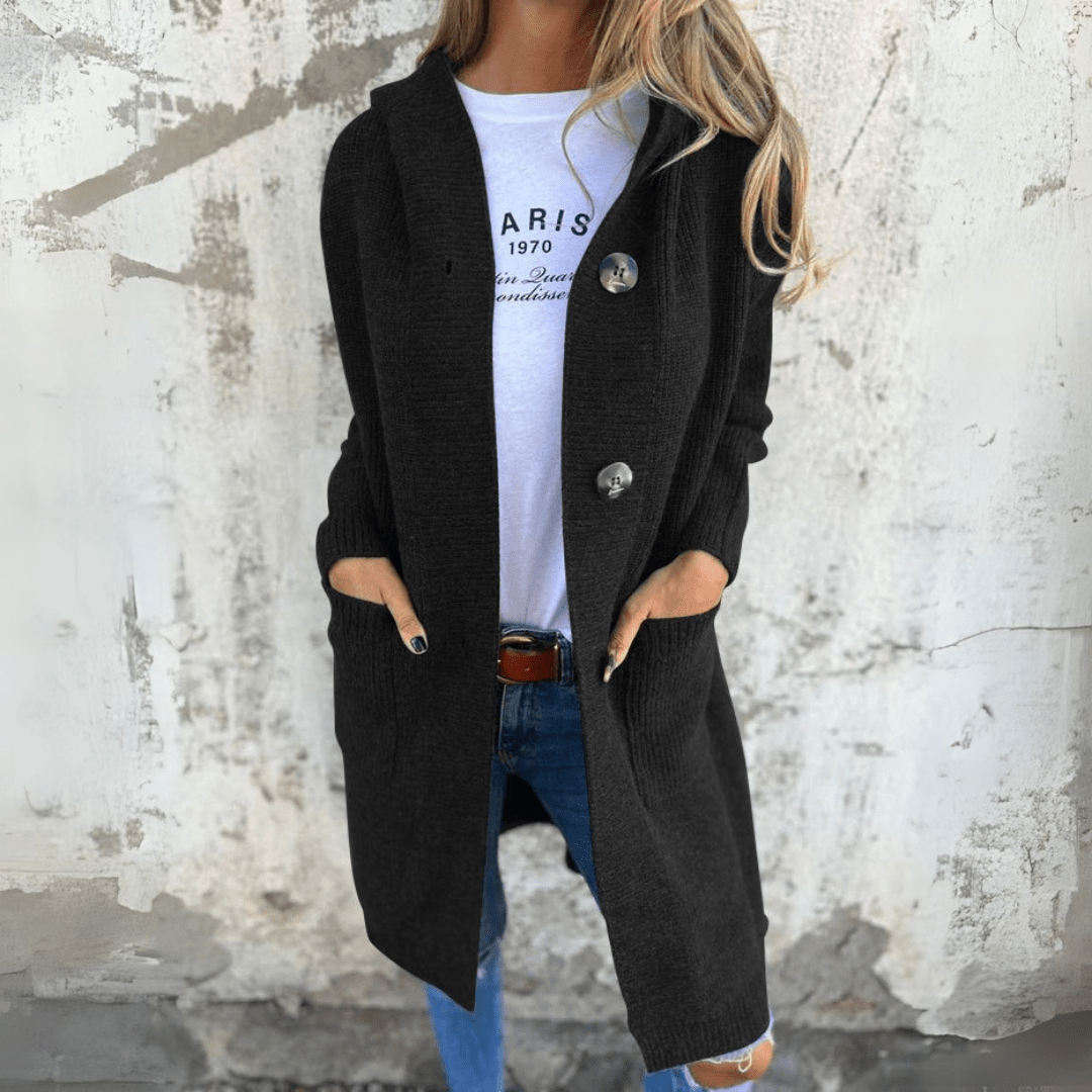 Linnea™ | Elegant long ladies cardigan