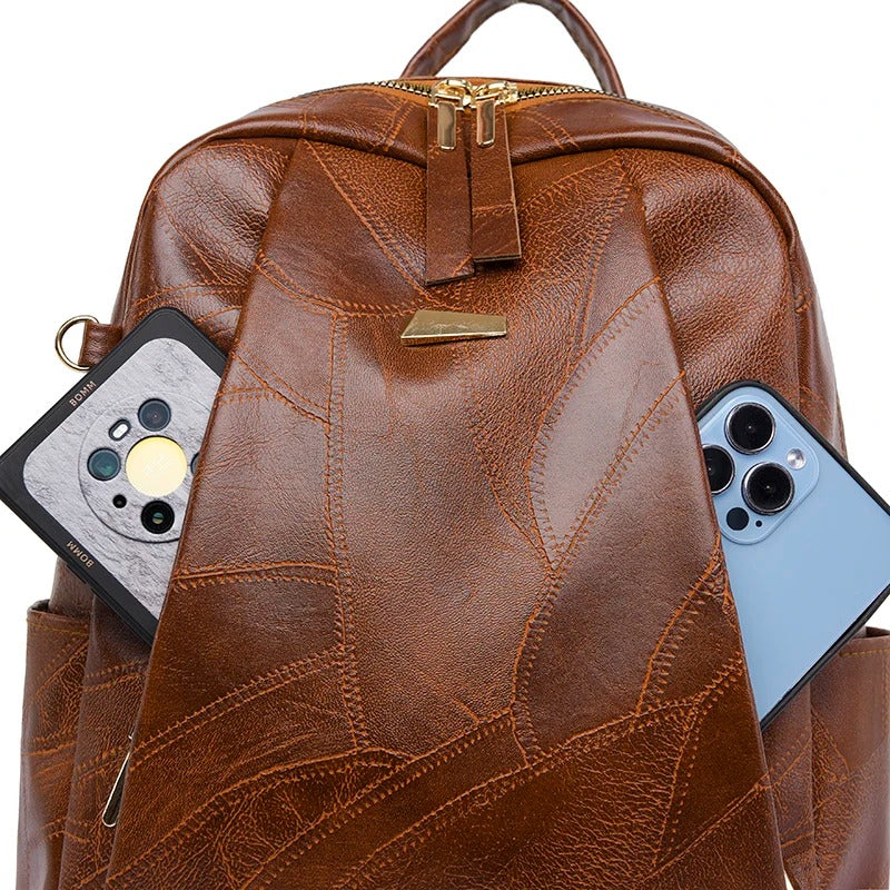 Amira™ | Elegant leather backpack for women